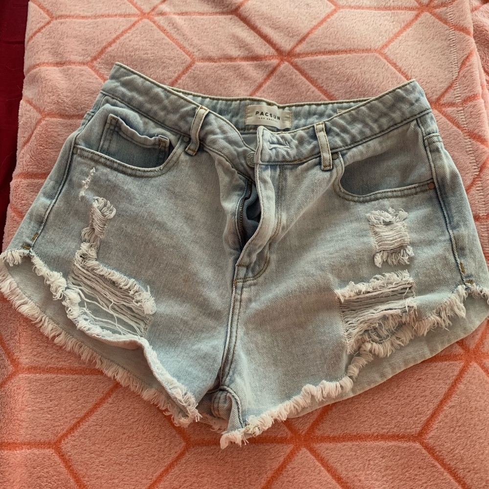pacsun denim shorts